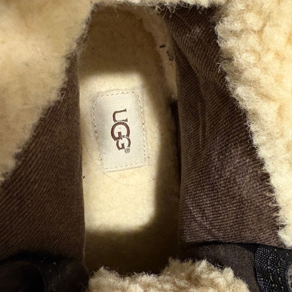 Ugg Azaria W 8 Brown Lace Up Duck Suede Leather Waterproof Cushioned Foot Bed - Picture 9 of 9